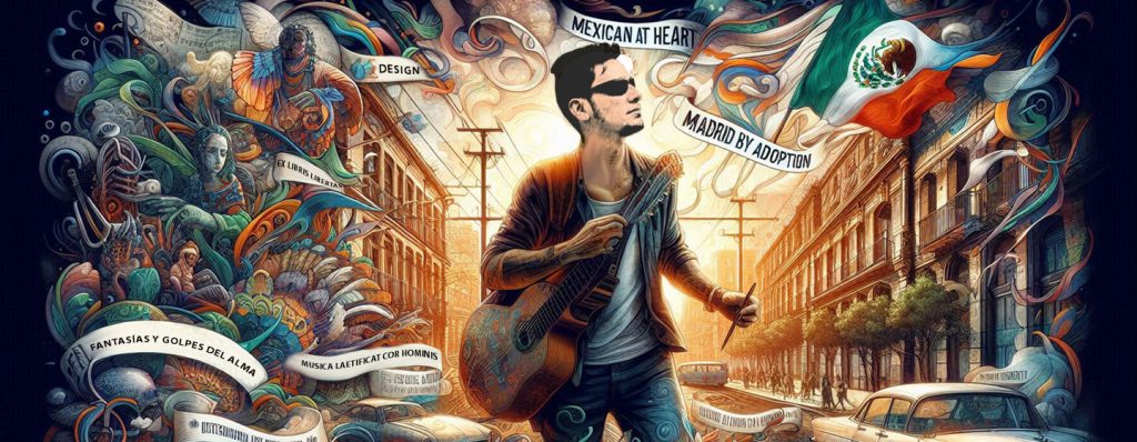 Diseño e ilustración de edgar martines entre las artes